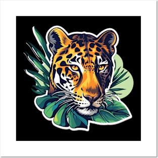 Tiger Face Jungle Posters and Art